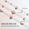 GiO珠寶 滿(mǎn)天星Akoya海水珍珠項鏈18K金年輕款鎖骨鏈送女友 項鏈18K金Akoya珍珠4.5-7.5mm 曬單實(shí)拍圖