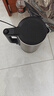 美的（Midea）電熱水壺家用1.7L大容量燒水壺雙鋼防燙防干燒煮水壺316不銹鋼內膽電水壺泡茶壺 政府補貼PJ17A01 曬單實(shí)拍圖