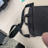 帝行（DIXING）新款男包肩帶配件斜跨單肩背包帶公文包電腦包健身包帶子替換黑色肩帶 黑色帶子槍色鉤+肩墊 曬單實(shí)拍圖