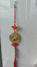 繽越八卦鏡凸鏡掛大門(mén)銅鏡子掛件陽(yáng)臺凸面鏡門(mén)口黃銅八卦鏡 6.6cm 曬單實(shí)拍圖