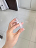 拾想瑪瑙手鐲紫水晶女款冰飄紫冰種玉髓淡紫色玉鐲子高冰透馬料禮物 63-64圈口 曬單實(shí)拍圖