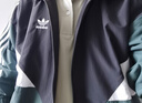 adidas經典寬松運動夾克外套男女春季阿迪達斯官方三葉草 黑色/綠色/白色   M 曬單實拍圖