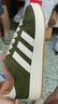 adidas「面包鞋」GRAND COURT BASE 00s休閑低幫板鞋男女阿迪達斯   綠色/沙漠棕/乳白色   42.5 曬單實(shí)拍圖