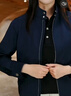 布先生復古英倫風(fēng)夾克外套男2025秋冬新款商務(wù)休閑簡(jiǎn)約男裝上衣BT16917 鋼琴黑 2XL (185) 曬單實(shí)拍圖
