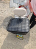 好利特電動(dòng)車(chē)后置車(chē)筐電瓶車(chē)頭盔后尾箱摩托車(chē)大容量籃子放書(shū)包置物車(chē)簍 電車(chē)后筐【加大號】有蓋+內膽包 曬單實(shí)拍圖