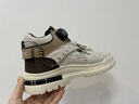 啄木鳥(niǎo)男鞋2025新款春季網(wǎng)面透氣青少年運動(dòng)休閑厚底潮鞋軟底老爹鞋子男 米卡 42 曬單實(shí)拍圖