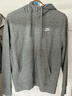 耐克（NIKE）男裝女裝 秋季線圈加厚情侶運動服舒適訓(xùn)練休閑連帽夾克針織外套 灰色單件BV2649塑料拉鏈 男女同款 M 曬單實拍圖