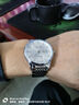 冠琴（GUANQIN）手表男士全自動(dòng)機械表防水夜光國潮男表瑞士品質(zhì)休閑商務(wù)氣質(zhì)腕表 時(shí)尚氣質(zhì)精鋼白面 曬單實(shí)拍圖