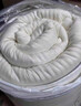 南極人（Nanjiren）大豆纖維被子冬季棉被子1.5米x2米冬被被子秋冬宿舍單人被子被芯 泡泡紗原棉-白拼灰【A類(lèi)母嬰級】 150x200cm【約重6斤冬被】 曬單實(shí)拍圖