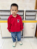 NASA STONE男童加絨外套套裝2025新款秋冬季加絨兒童衛衣運動(dòng)服小男孩兩件套 紅色+灰褲子【加絨款】 130 曬單實(shí)拍圖