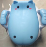 小哈倫兒童馬桶嬰兒坐便器嬰幼兒尿盆小孩寶寶小便器3D軟墊坐墊天藍 曬單實(shí)拍圖