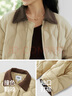 森馬（Semir）羽絨服女中長(cháng)款輕薄肌理寬松2025撞色燈芯絨翻領(lǐng)冬裝109725113027 曬單實(shí)拍圖