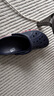 卡駱馳crocs洞洞鞋貝雅卡駱班輕便耐磨一腳蹬休閑鞋|205089 深藍/辣椒紅-4CC 41 /42(260mm) 曬單實(shí)拍圖