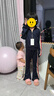 巴萊恩娜童裝女童套裝春秋2025新款兒童運(yùn)動(dòng)外套中大童秋裝兩件套潮衣服 藏青色 套裝 130 cm 曬單實(shí)拍圖