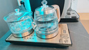 開品 全自動(dòng)底部上水感應(yīng)續(xù)水燒水壺 家用辦公電茶爐燒水消毒電熱水壺 嵌入式玻璃燒水壺茶桌一體套裝 1L 香檳金 20X37CM 燒水煮杯 桶水款 曬單實(shí)拍圖