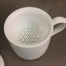 景德鎮（jdz）茶杯陶瓷馬克杯家用帶蓋辦公喝水杯十二生肖玲瓏白瓷杯子生日禮物 大號生肖過(guò)濾杯  未羊 曬單實(shí)拍圖
