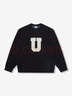 UNDEFEATED五條杠官方秋季新品潮流經(jīng)典ICON圓領(lǐng)套頭毛衣 黑色 L 曬單實(shí)拍圖