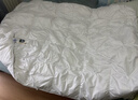 無(wú)印良品100%白鵝毛羽毛絨絲被子雙人秋冬被芯200*230cm約6.4斤(填充2kg) 曬單實(shí)拍圖