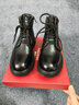 富貴鳥(niǎo)馬丁靴男冬季羊皮毛一體高幫棉皮鞋男真皮男士棉鞋短靴男雪地靴 FG0272黑色[羊毛里] 42 曬單實(shí)拍圖