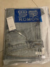 羅蒙（ROMON）香港高端秋冬加絨棉彈牛仔褲男士修身直筒彈力百搭新款休閑褲子男 1213淺藍色 32 碼 腰圍2尺5適合130-140斤左右 曬單實(shí)拍圖