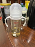 貝親（Pigeon）PPSU寬口徑雙把手奶瓶330ml LL號奶嘴 9個(gè)月+ AA271 曬單實(shí)拍圖