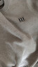 羅蒙一體絨高級感圓領(lǐng)毛衣男士裝秋冬季款加絨加厚保暖打底針織衫衣服 淺灰色 2XL 曬單實(shí)拍圖