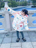 G.DUCKKIDS女童羽絨服中長(cháng)款加厚2025冬季新款洋氣兒童外套白鴨絨中小童冬裝 彩虹粉色 100 建議身高90-100cm3-4歲 曬單實(shí)拍圖
