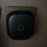 TIWNEW（鐵牛）門(mén)鈴家用無(wú)線(xiàn)自發(fā)電遠距離大音量門(mén)口提醒室內外呼叫器 【自發(fā)電】黑色一按鈕一響鈴 曬單實(shí)拍圖