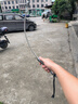 簡(jiǎn)約妮卡（jianyuenika）防身鞭便攜防身甩鞭甩棍戰術(shù)鞭自行車(chē)車(chē)載應急破窗鞭合法武器x1把 1把手+1鋼鞭46CM(加甩頭) 鞭粗 8 曬單實(shí)拍圖
