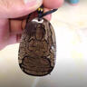 施華索尼亞天然冰種黑曜石吊墜本命佛屬蛇本命年男女項(xiàng)鏈?zhǔn)ざY物 冰種馬/大勢至 曬單實(shí)拍圖