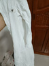 婧麒嬰兒衣服夏季薄款新生寶寶提花連體衣純棉空調服爬服夏裝單件 小鯨魚(yú)綠 90cm 曬單實(shí)拍圖