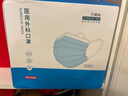 京東京造一次性醫用外科口罩100只獨立包裝 防塵防花粉防曬面罩藍色  曬單實(shí)拍圖