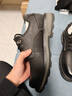 金利來(lái)（goldlion）男鞋工裝鞋復古個(gè)性耐磨皮鞋舒適系帶休閑鞋54623015594A黑灰色43 曬單實(shí)拍圖
