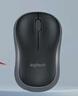 羅技（Logitech）M185鼠標 無(wú)線(xiàn)鼠標 辦公鼠標 對稱(chēng)鼠標 黑色灰邊 帶無(wú)線(xiàn)2.4G接收器 曬單實(shí)拍圖
