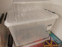 SPACEXPERT塑料收納箱特大號儲物箱學(xué)生書(shū)箱兒童玩具整理搬家打包周轉箱 透明 【實(shí)測盛水容積80L】單只裝 曬單實(shí)拍圖