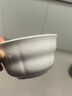 利尼恩純白陶瓷碗家用飯碗5英寸4只組合套裝釉下彩寶格碗微波爐可用 曬單實(shí)拍圖