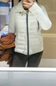 AN ODE TO安歐兔90白鵝絨服女防風(fēng)保暖修身顯瘦內膽羽絨服外套棉衣新款 白色-鵝絨服 2XL （125-150斤，卡碼拍大） 曬單實(shí)拍圖