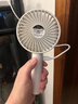 SOLOVE素樂(lè )質(zhì)造N9pro手持風(fēng)扇USB充電小風(fēng)扇帶底座便攜式小電扇夏季戶(hù)外大風(fēng)力學(xué)生長(cháng)續航輕音風(fēng)扇 白色 曬單實(shí)拍圖