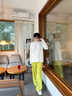 LAZY DAY TREND戶外吸濕速干索羅娜長(zhǎng)袖T恤男秋季7A抗菌防螨蟲運(yùn)動(dòng)上衣 雪花灰 M 曬單實(shí)拍圖