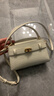 CHARLES&KEITH鱷魚(yú)紋凱莉包手提斜挎婚包包女包生日禮物CK2-50270880-1 Ivory象牙色 S 曬單實(shí)拍圖