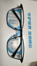 依視路（ESSILOR） 鉆晶系列高清耐磨防藍(lán)光近視超薄鏡片專業(yè)配度數(shù)眼鏡架男女鏡框 鈦+金屬-全框-4021BK-黑色 鏡框+依視路膜御防藍(lán)光1.60現(xiàn)片 曬單實(shí)拍圖