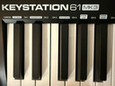 M-AUDIOM-audio Keystation MK3 MIDI鍵盤(pán)半配重音樂(lè )編曲88鍵midi鍵盤(pán) Keystation61鍵MK3+踏板+琴架+包 曬單實(shí)拍圖