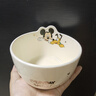 迪士尼輕奢飯碗家用兒童高檔高顏值優(yōu)質(zhì)陶瓷餐具女生面碗湯碗造型 輕奢米奇飯碗單個(gè) 曬單實(shí)拍圖