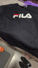 FILA斐樂(lè )官方情侶款套頭衛衣2025秋季休閑寬松針織長(cháng)袖上衣 曬單實(shí)拍圖