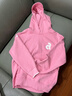 亞瑟士亞瑟士童裝衛衣冬季新款男女兒童保暖加厚運動(dòng)連帽衛衣 0620粉色 150 曬單實(shí)拍圖