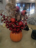 oein仿真冬青發(fā)財果紅果婚慶喬遷春節喜慶客廳家居擺件花束裝飾年宵花 紅色南瓜瓶-石榴款+送掛件 曬單實(shí)拍圖