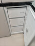 美的（Midea）首創(chuàng  )45cm超薄嵌入餐邊柜家用客廳冰箱左餐右廚大容量底部散熱十字四開(kāi)門(mén)國家補貼BCD-427WUSGPZM 曬單實(shí)拍圖