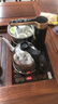 金灶（KAMJOVE）K9全自動(dòng)上水電熱水壺茶具套裝泡茶壺?zé)惑w機(jī)全智能茶臺(tái)燒水壺 亮銀色 0.9L 曬單實(shí)拍圖