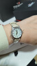 天梭（TISSOT）【官方授權店】瑞士手表 新款夢(mèng)圓系列1853小美人石英女表 貝母盤(pán)皮帶T129.210.16.111.00 曬單實(shí)拍圖