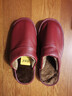 范米尼頭層牛皮真皮棉拖鞋秋冬男士女情侶室內居家拖鞋老人保暖防滑家居 618【棗紅】顯瘦版 37-38 碼【26】?jì)乳L(cháng)24厘米 曬單實(shí)拍圖